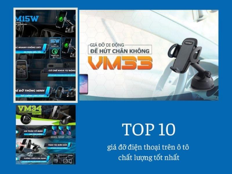 So sánh cơ chế kẹp và nam châm của giá treo điện thoại trên ô tô, minh họa cách hoạt động của từng loại